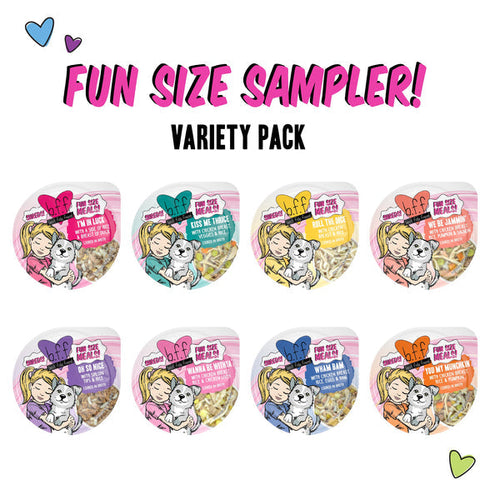 Weruva BFF Meals Fun Size Sampler! Variety Pack Dog Wet Food