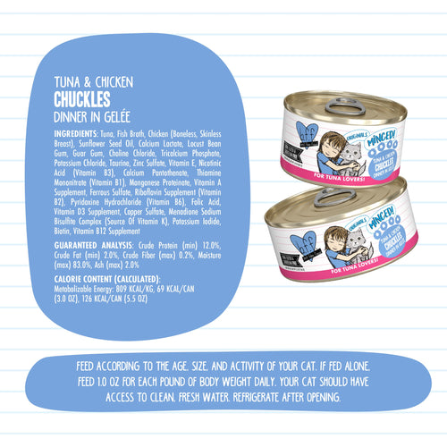 Weruva BFF Tuna & Chicken Chuckles Canned Cat Food
